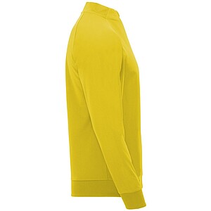 Epiro long sleeve unisex quarter zip sweatshirt, yellow, size XL