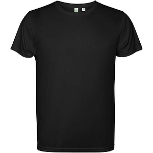 Estoril short sleeve kids t-shirt, solid black