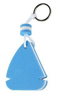 EVA sail ship shaped, floating key chain