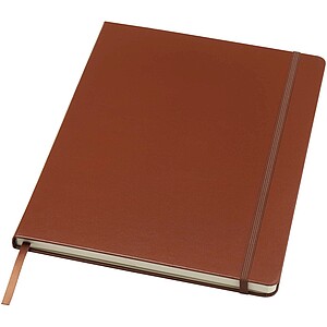 Executive A4 hard cover notebook, brown