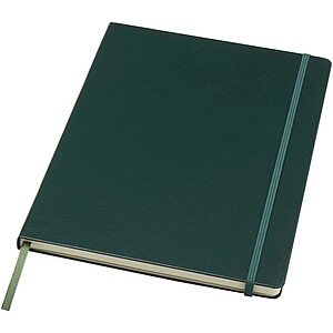 Executive A4 hard cover notebook, green