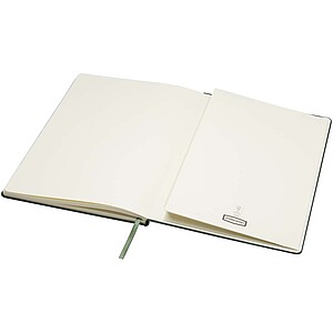 Executive A4 hard cover notebook, green