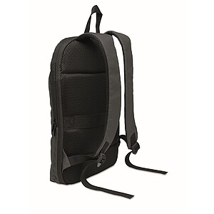 Expandable 600D RPET backpack, stone grey