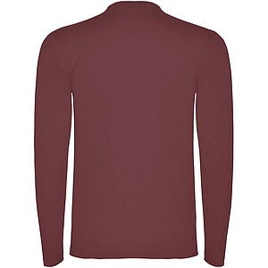 Extreme long sleeve mens t-shirt, berry red