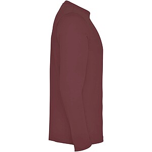 Extreme long sleeve mens t-shirt, berry red