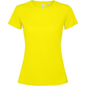 Extreme short sleeve womens t-shirt, fluor yellow