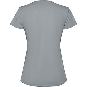 Extreme short sleeve womens t-shirt, hale blue