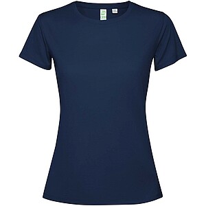 Extreme short sleeve womens t-shirt, navy