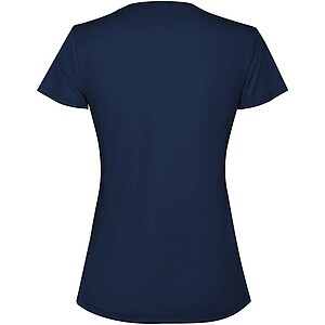 Extreme short sleeve womens t-shirt, navy