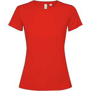 Extreme short sleeve womens t-shirt, red