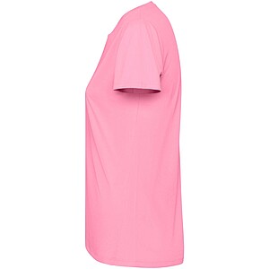 Extreme short sleeve womens t-shirt, silk pink