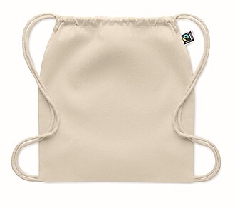 Fairtrade cotton drawstring bag