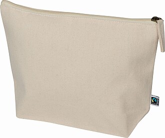 Fairtrade cotton toiletry bag