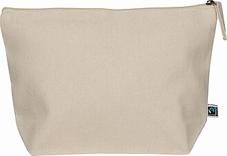 Fairtrade cotton toiletry bag