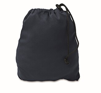 Fast inflatable travel pillow, blue