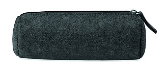 Felt zippered pencil case