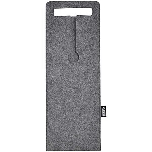 Felta 75 cl GRS recycled felt wine bag, medium grey