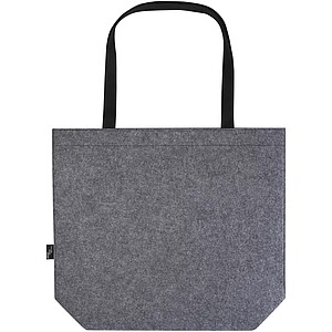 Felta GRS recycled felt gusset tote bag 20L, medium grey