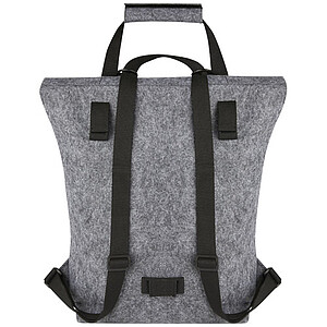 Felta GRS recycled felt roll-top bike bag 13L