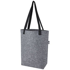 Felta GRS recycled felt tote bag with wide bottom 12L