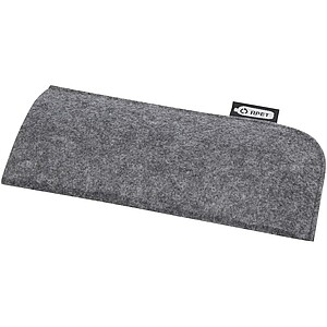 Felta GRS recycled pouch for glasses, medium grey