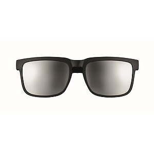 Festival sunglasses UV400, shiny silver
