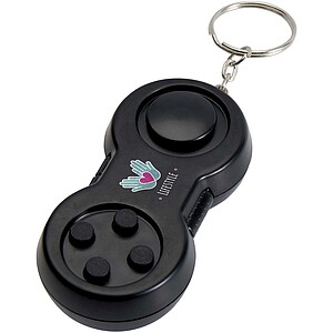Fidgix controller fidget keychain, solid black