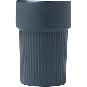 Fika 340 ml tumbler with bamboo sleeve, hale blue
