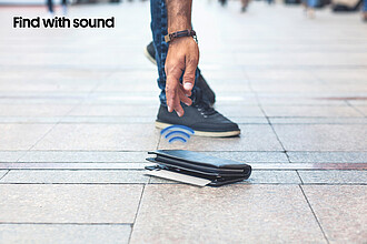 Findcard RCS recycled plastic item finder card, white