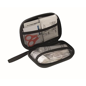 First aid kit, black