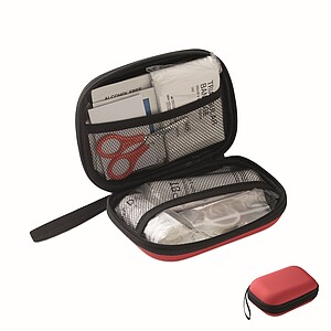 First aid kit, red
