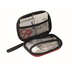 First aid kit, red
