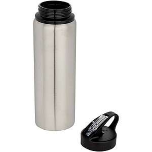 Fitz 800 ml RCS recycled single wall stainless steel water bottle, grey