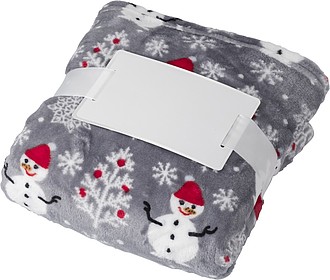 Flannel fleece blanket (260 gm/2), made of 100% polyester.