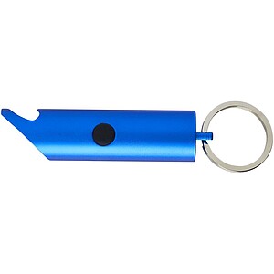 Flare RCS recycled aluminium IPX LED light and bottle opener with keychain