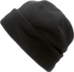 Fleece hat.Black