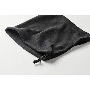 Fleece multiuse beanie, black