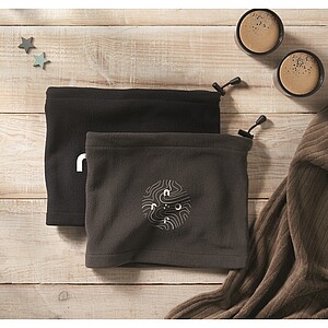 Fleece multiuse beanie, stone grey