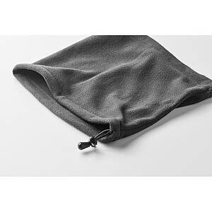 Fleece multiuse beanie, stone grey