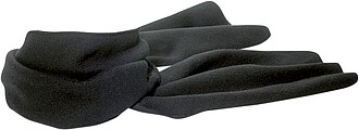 Fleece scarf.Black
