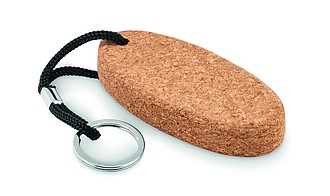 Floating cork key ring