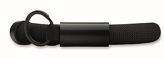 Floating wristband key ring, black