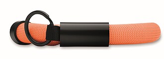 Floating wristband key ring, orange