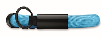 Floating wristband key ring, turquoise