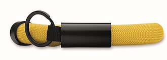 Floating wristband key ring, yellow