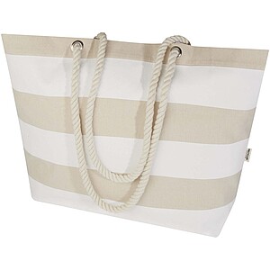 Florida 270 g/m2 GRS recycled beach tote bag 18L, natural