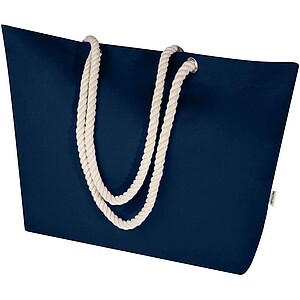 Florida 270 g/m2 GRS recycled beach tote bag 18L, navy