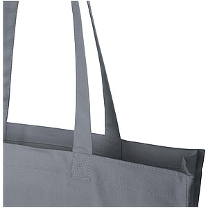 Florida 270 g/m2 GRS recycled gusset tote bag 14L, grey