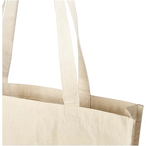 Florida 270 g/m2 GRS recycled gusset tote bag 14L, natural