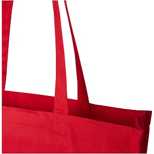 Florida 270 g/m2 GRS recycled gusset tote bag 14L, red